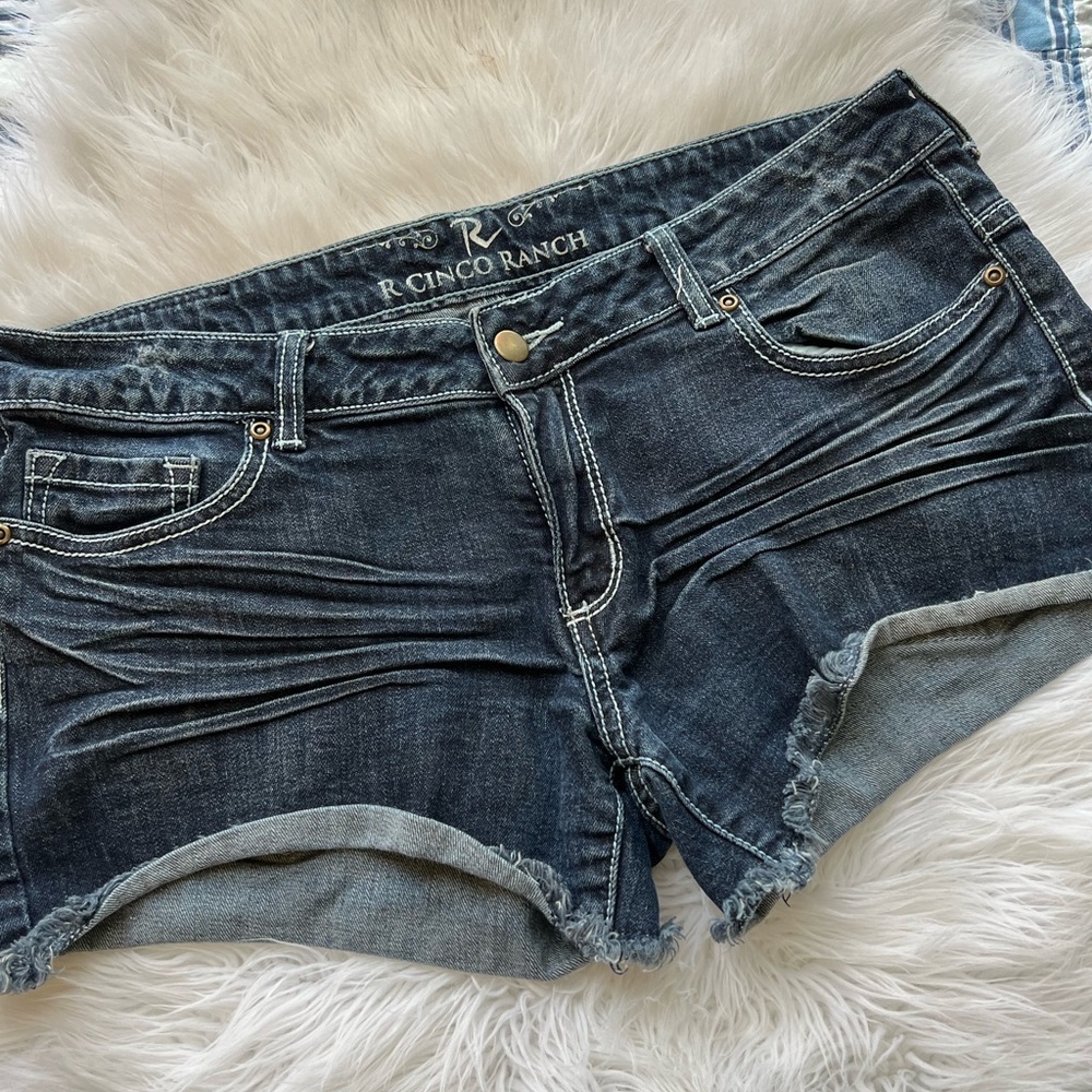 R Cinco Ranch Jean Denim Shorts XL